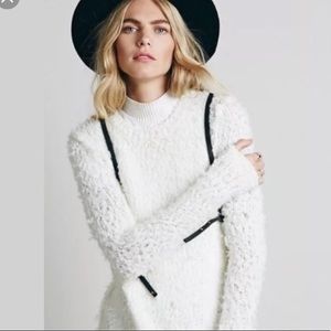 Free People Sweater Sz S White